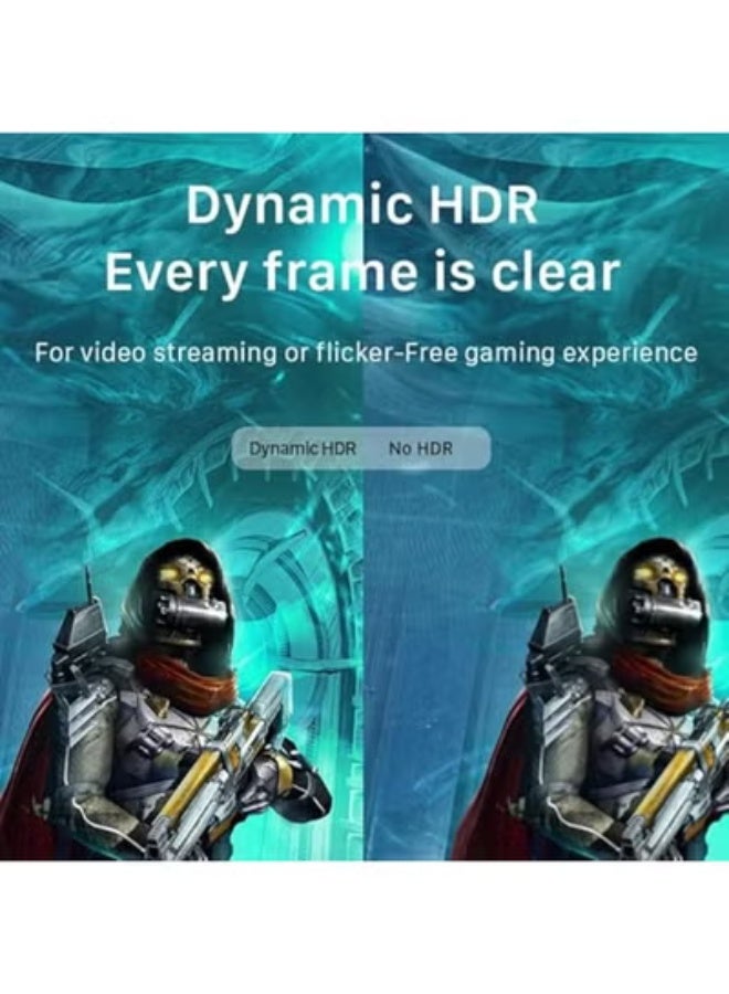 8K HDMI 2.1 Cable - Ultra High Speed 48Gbps - Supports 8K@60Hz & 4K@144Hz - Nylon Braided Cord with eARC & Dolby Vision - Image 2