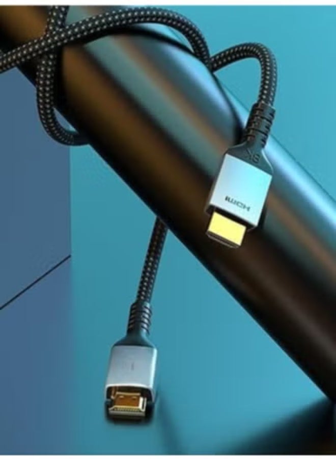 8K HDMI 2.1 Cable - Ultra High Speed 48Gbps - Supports 8K@60Hz & 4K@144Hz - Nylon Braided Cord with eARC & Dolby Vision - Image 5