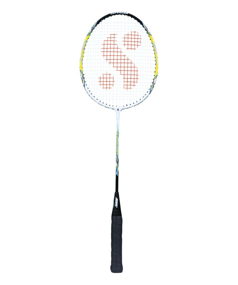 Silvers Silver's Aluminium Defender Badminton Racket with Full Cover(Yellow/White) - Image 2