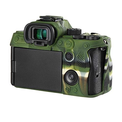 STSEETOP Camera Case for Sony A7RV A7R5- Protective Silicone DSLR Skin Cover, Detachable Cage, Shockproof, Dustproof (Army Green) - Image 3