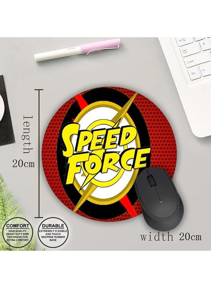 Protective Printed Mouse Pad Round - Image 1