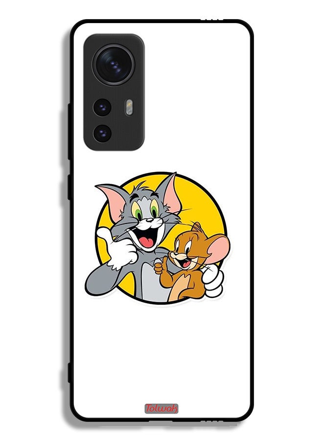 Tolwak Xiaomi 12X Protective Case Cover Tom And Jerry - Image 2
