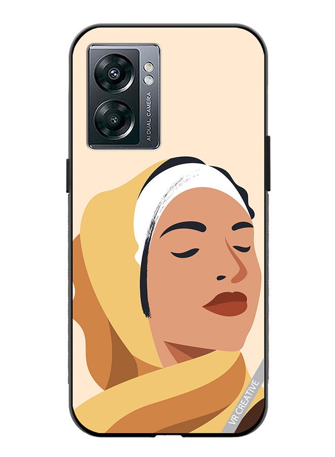 VR CREATIVE Protective Case Cover For OnePlus Nord N300 Cartoon Woman Shape Design Multicolour - Image 1