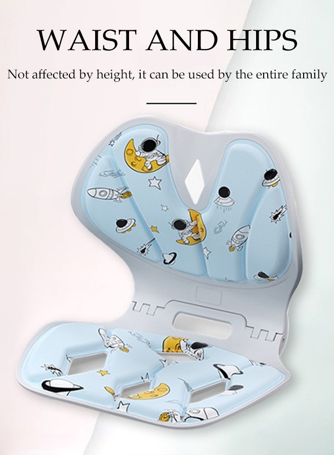 DUNISO Ergonomic Lumbar Support Pillow,Back Support Pillow ,Computer Chair,Chair Back Support for Good Posture Correction and Back Pain Relief, Perfect for Office Chair, Floor Seat, Work from Home - Image 4