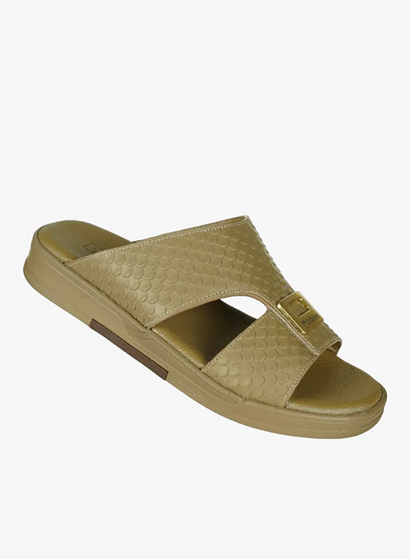 008-3398 Barjeel Uno Men Arabic Sandals VTS 19 Beige