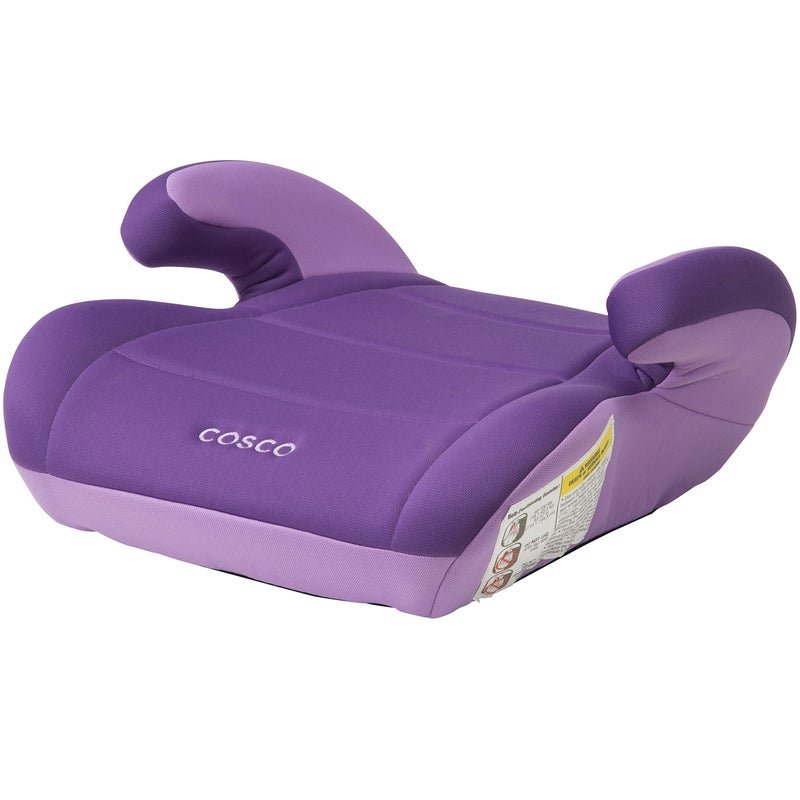 Cosco Topside Backless Booster Car Seat, Lightweight Booster Seats for Cars 40-100 lbs, Backless Booster Seat for Car, Grape - Image 1