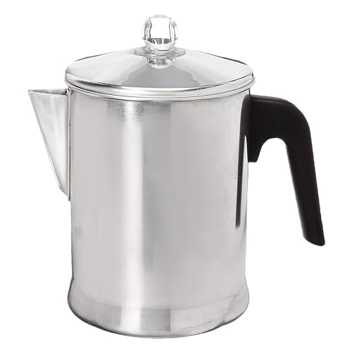 Primula Today Aluminum Stove Top Percolator Maker Durable, Brew Coffee On Stovetop, 9 Cup, Silver - Image 1