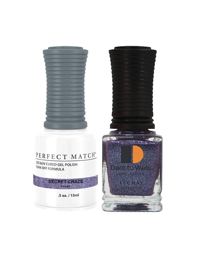 Gel Nail Polish + Nail Lacquer 2x15ml - Soak Off UV LED Lamp Manicure Nail Art Gel Nail Polish PMS182OO1