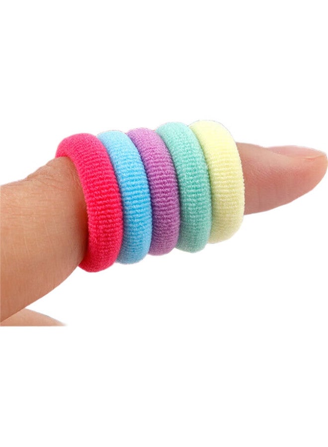 Uplus Dopamine Seamless Children'S Hair Ties, Elastic Bands [160 Pieces], Hair Rings, Ponytail Holders - Image 1