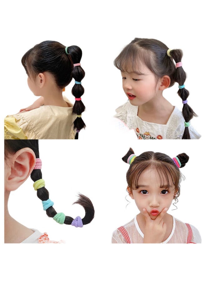 Uplus Dopamine Seamless Children'S Hair Ties, Elastic Bands [160 Pieces], Hair Rings, Ponytail Holders - Image 2
