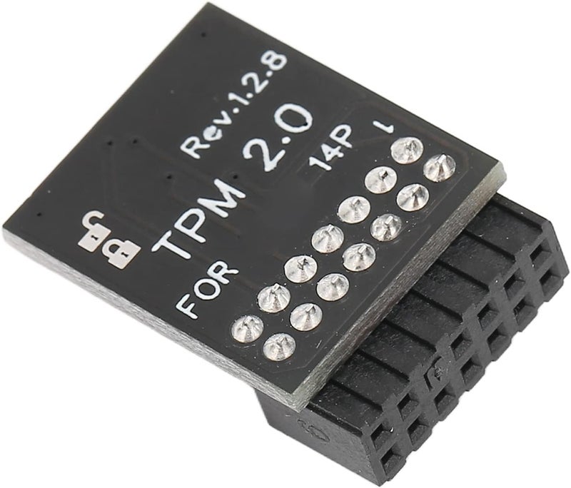 Yosoo Health Gear TPM 2.0 Module,Encryption Security Compatible LPC 14pin Interface Remote Card Encryption Security Board Accessory 11 Upgrade - Image 4