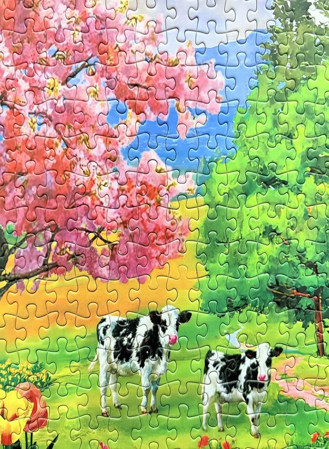 Mulic 500 Piece Jigsaw Puzzles for Adults - Farm Scenery - Image 4