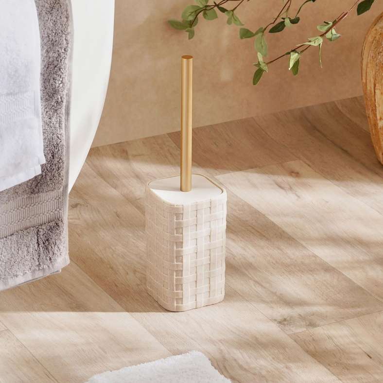 Casper Toilet Brush Holder 9.5X9.5X17cm - Sand