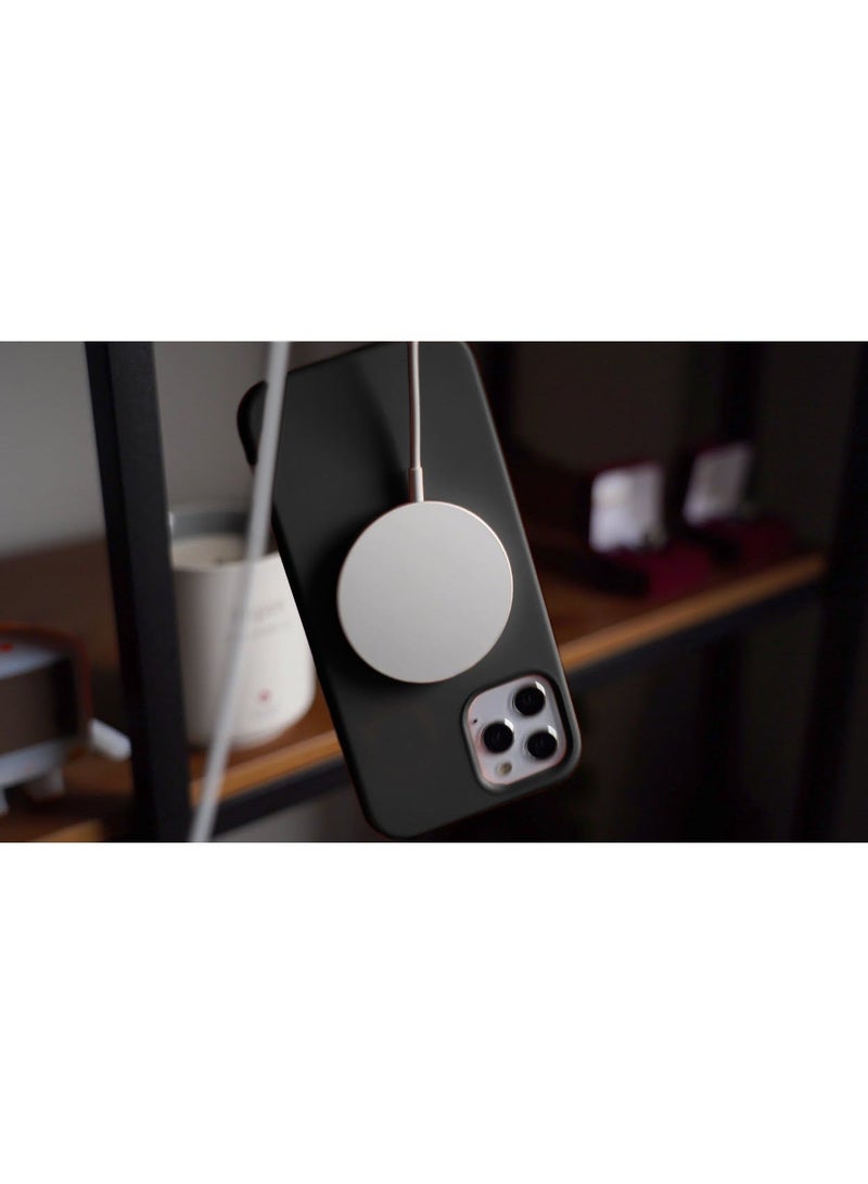 دبليو تيك غطاء حماية من السيليكون السائل الناعم  لهاتف Apple iPhone 15 Pro 2023 باللون الأسود - Image 5