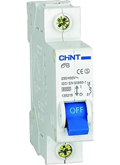 Chint Electric Single Phase 1X25A C Type Automatic Fuse 4,5ka 186420 12 Pieces  - Image 1