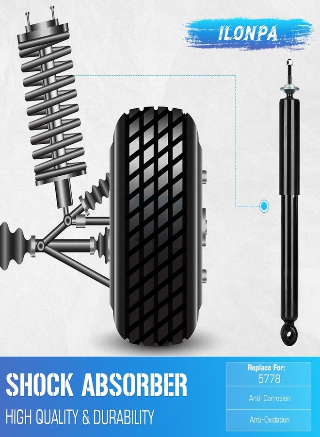 ILONPA Rear Left & Right Side Struts Shock Absorbers for 2004-2012 Chevy Malibu 2.4L, 2005-2010 Pontiac G6 3.5L -5778 349008 (Set of 2) - Image 5