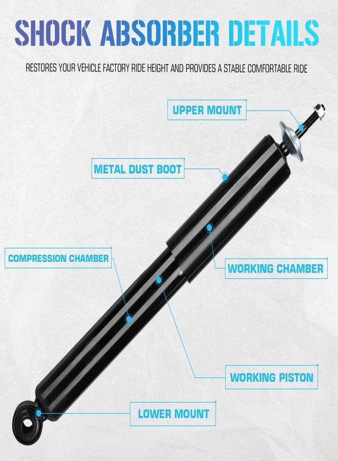 ILONPA Rear Left & Right Side Struts Shock Absorbers for 2004-2012 Chevy Malibu 2.4L, 2005-2010 Pontiac G6 3.5L -5778 349008 (Set of 2) - Image 4
