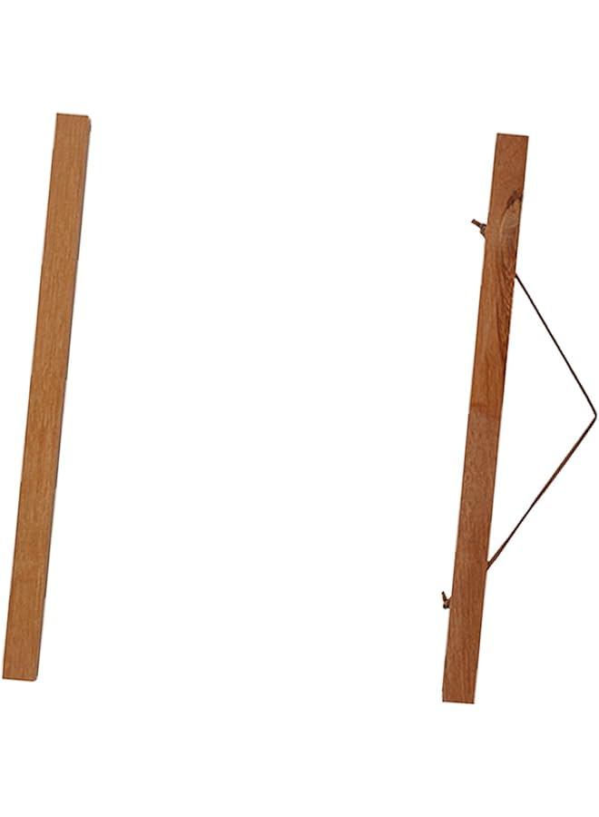 The Bros 4 Wooden Strips Modern Magnetic Poster Hanger, Poster Hangers Sawdust Photo Frame DIY Custom Poster Scroll Prints Artwork Hanger Teak Wood (50cm), The Bros1n0m68z52c-04 - Image 1