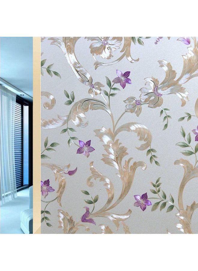 Glue Static Decorative Window Film Multicolour 45x100cm - Image 1