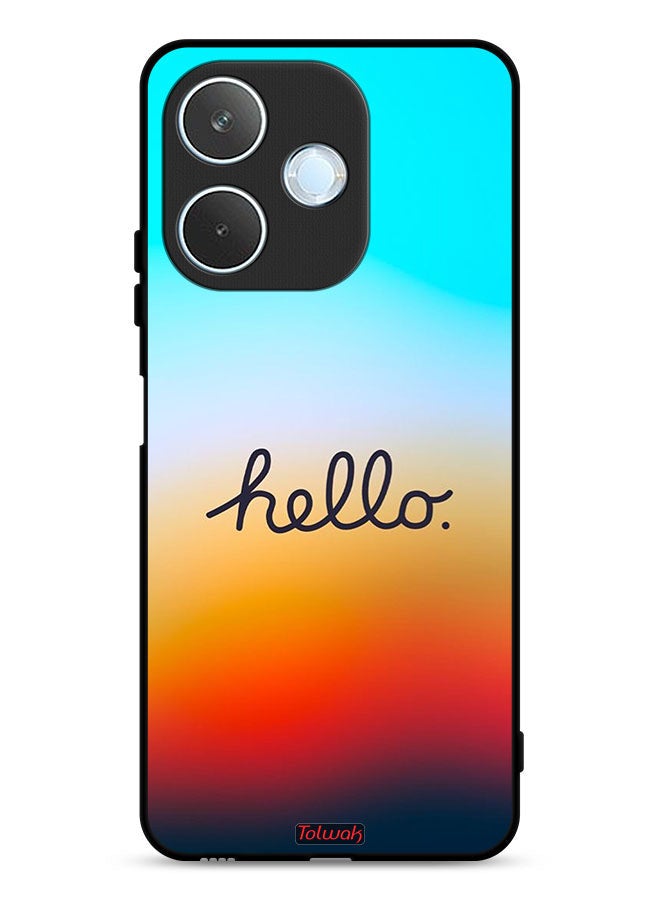Tolwak Oppo A5 Pro Protective Case Cover Hello - Image 1