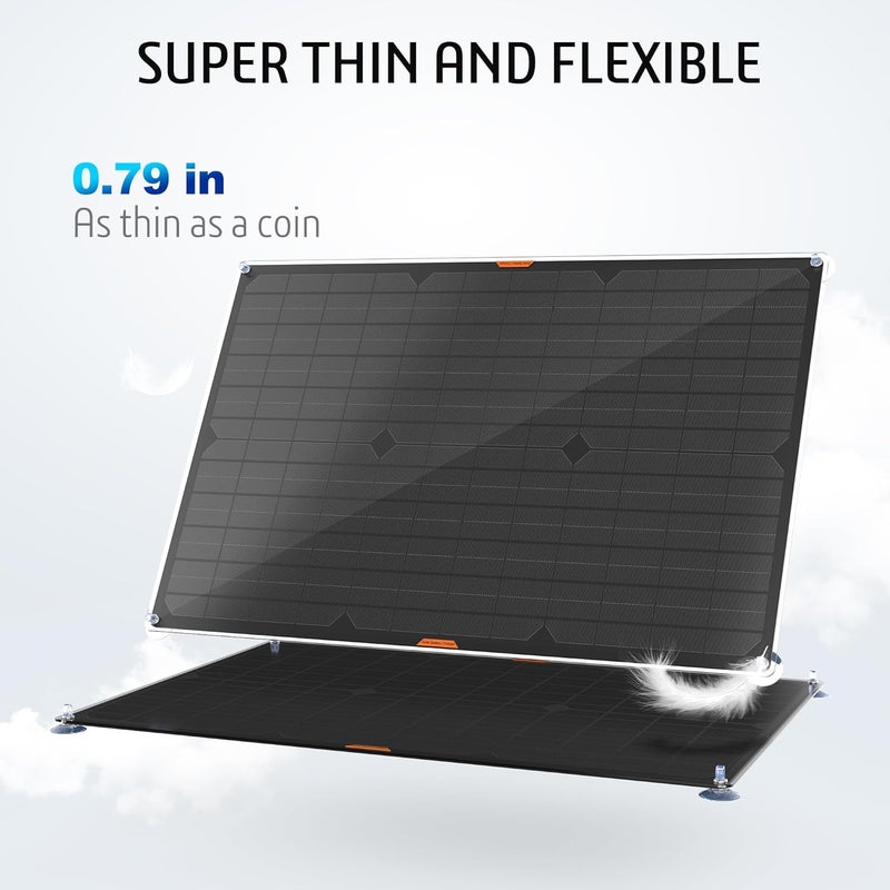 JOYSAE 5W 12V Solar Car Battery Charger Portable Waterproof Solar Power Battery Charger & maintainer with Trickle Cigarette Lighter Plug & Alligator Clip - Image 3