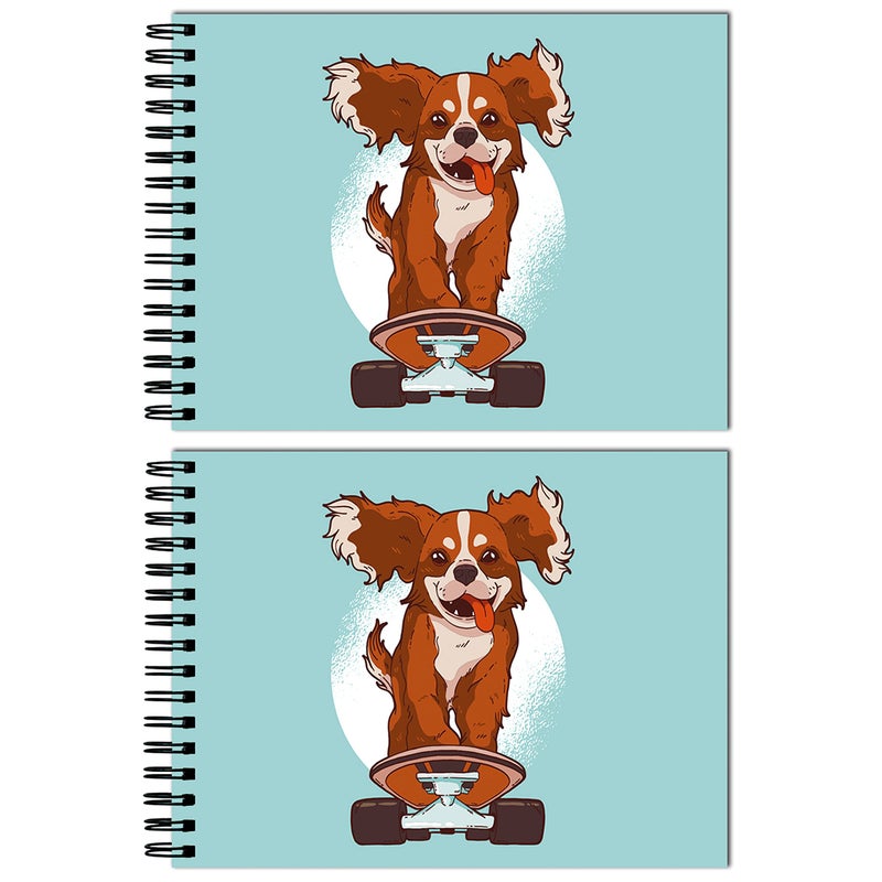 Tinywalk R Sketch Book Drawing Pad Landscape Sketch Book Drawing Thick Sheets (A4 Size,100 Sheets/200 Pages, Pack of 2) - Image 1