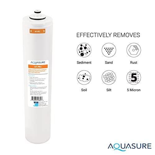 Aquasure Premier Series Complete 4-Stage Quick Twist Filter Replacement Cartridge Bundle Set AF-CP75 | Compatible with AS-PR75 4-Stage Under Sink Reverse Osmosis RO Water Filtration System - Image 2