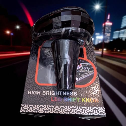 YOURKARTS.COM YOURKARTS Gear Gear Knob LED with Logo Crown King Universal fit | Illuminated Gear Handle for Manual Automatic Cars | Premium Acrylic Build with Light-Up Feature for Stylish Night Driving (Crown) - Image 4