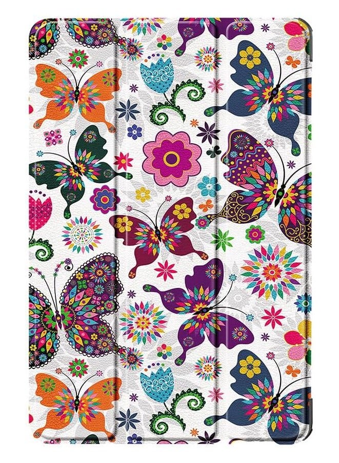 PU Leather Magnetic Stand Cover for Google Pixel Tablet Case 2023 New Tablet Cover Ultra Slim PU Leather Case (Butterfly) - Image 2