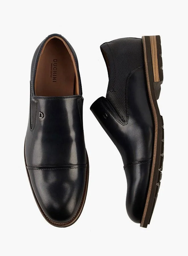DUCHINI Men's Textured Loafers