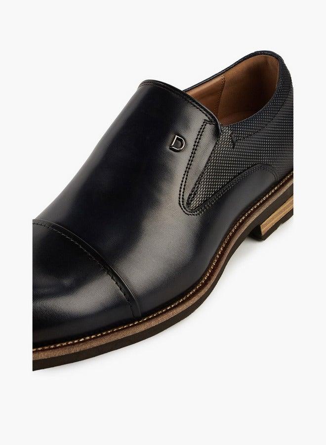 DUCHINI Men's Textured Loafers - Image 5