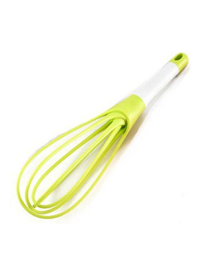 Generic Egg Whisk 1 Piece Silicone Manual Beater Breaker Green  - Image 1