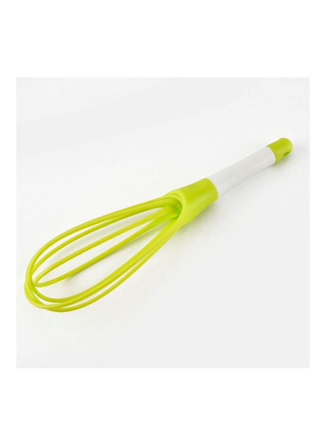 Generic Egg Whisk 1 Piece Silicone Manual Beater Breaker Green  - Image 2