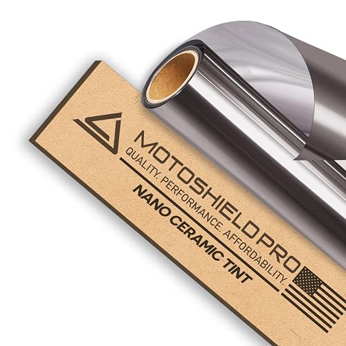 MotoShield Pro DIY-MotoShield Pro Premium Nano Ceramic Tint (35% VLT) 20” in x 5’ ft Roll | Professional Window Film for Auto, Reduce Infrared Heat & Block UV by 99% - Image 1