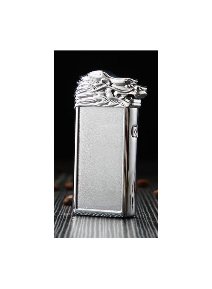 Generic Rechargeable Dragon USB Metal Electronic Windproof Flameless Lighter  - Image 2