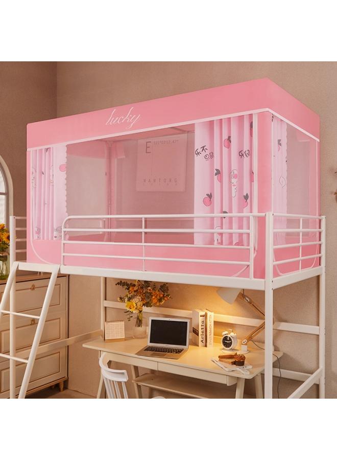 Bluejw ✅Upper And Lower Bunk Student Mosquito Net Shading Bed Curtain Dormitory Bedroom Dust Cover Encryption Anti-mosquito Factory Wholesale And Retail Gift - Image 2