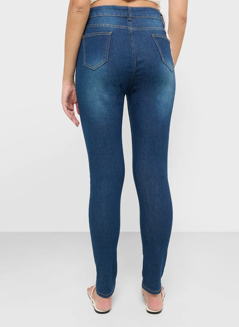 Ginger High Rise Skinny Fit Jeans