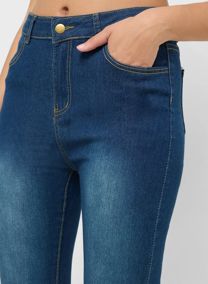Ginger High Rise Skinny Fit Jeans