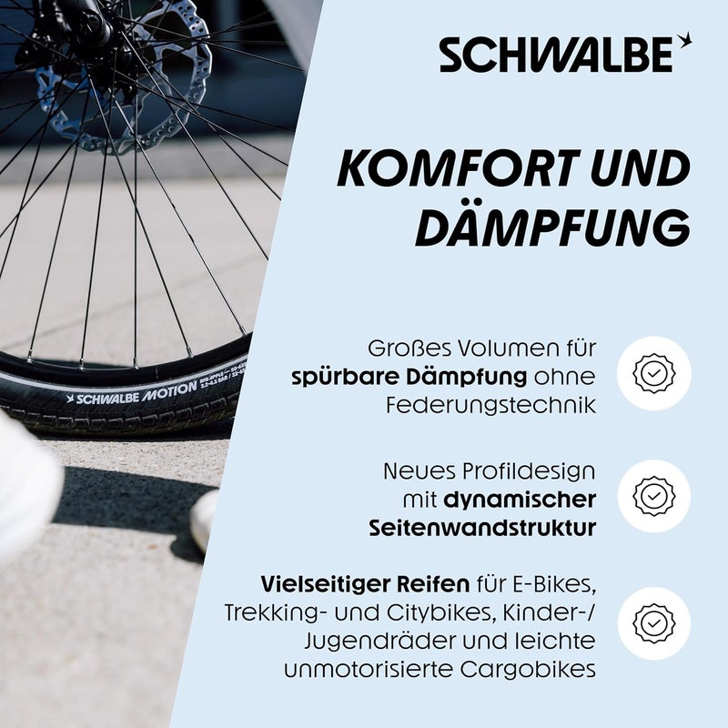 Schwalbe Big Apple Endurance Performance RaceGuard Wire Tire – Woom 4 Compatible – Puncture Resistant – 16-Inch x 2-Inch – Black - Image 4