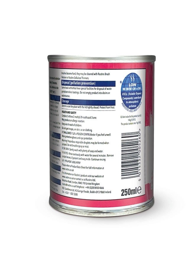 Rustins Gloss Hot Pink Paint, 250ml - Image 5