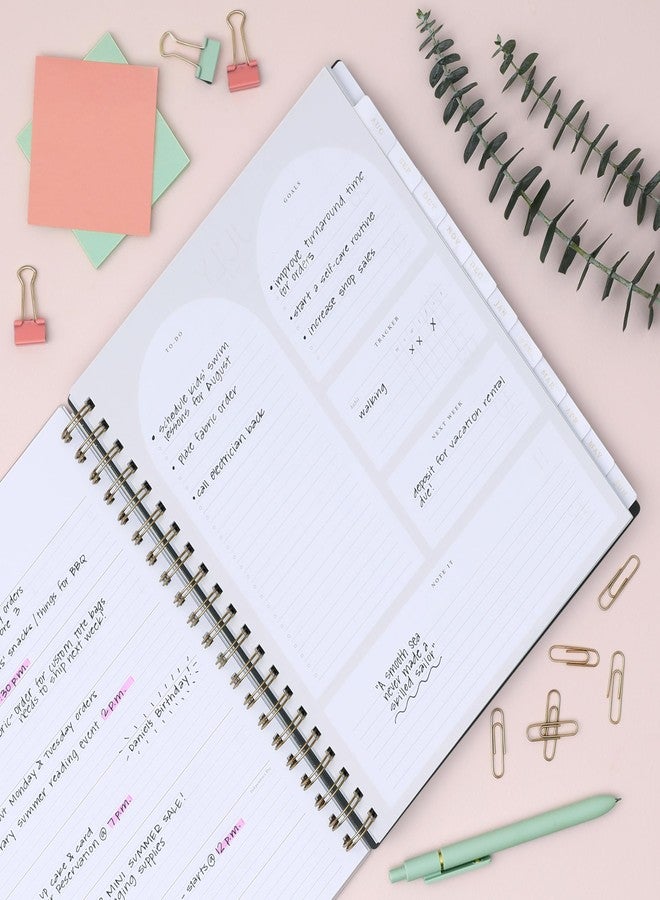 Blue Sky Life Note It 2026-2027 Academic Year Weekly and Monthly Planner, July 2026 - June 2027, 8.5” x 11”, Flexible Cover, Laminated Tabs, Wirebound, Storage Pocket, Hannah - Image 2