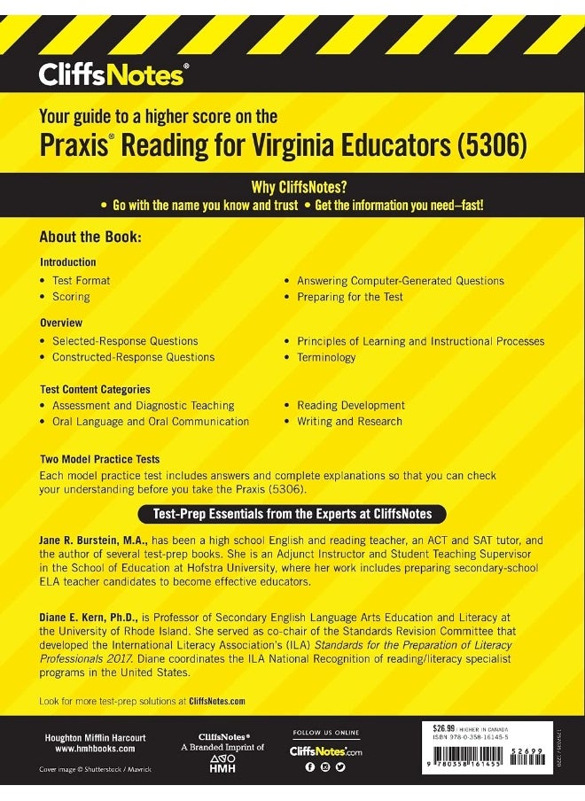 Cliffsnotes Praxis Reading for Virginia Educators: Elementary and Special Education (5306)  - Image 2