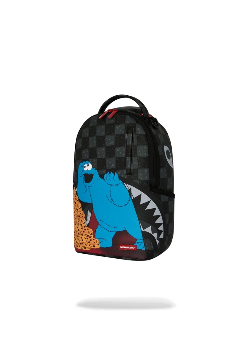 Sprayground  SESAME STREET COOKIE MONSTER CURTAIN MINI BACKPACK  | Best Price UAE