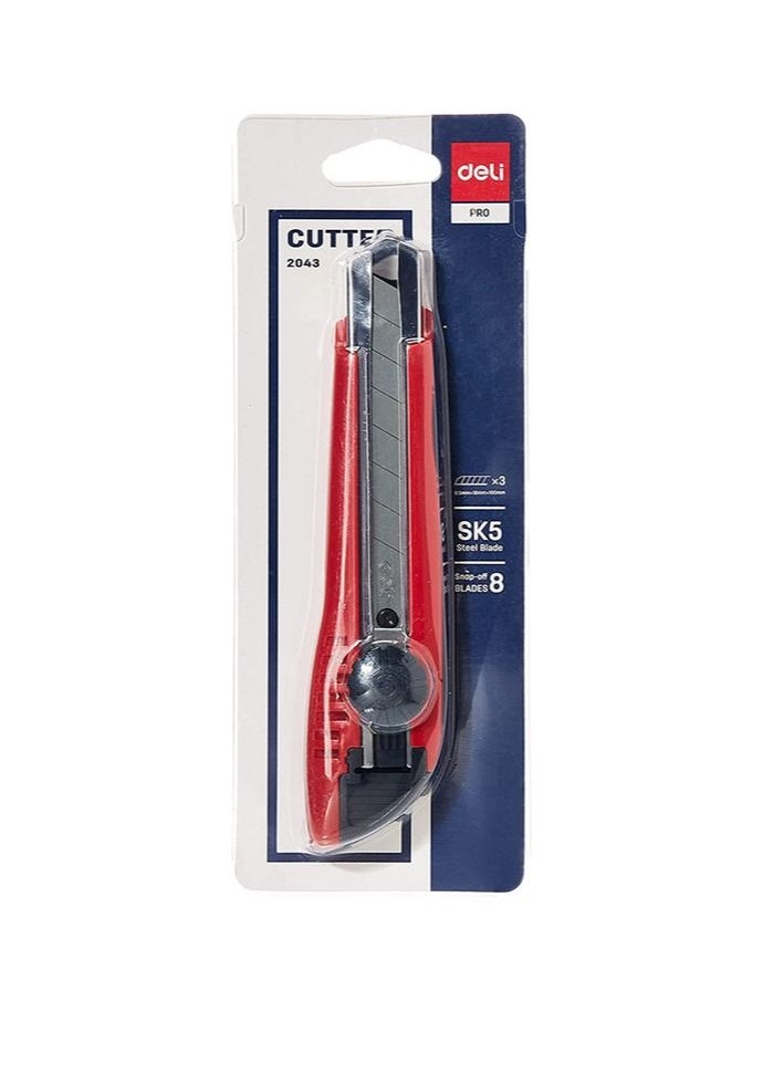 Deli 2-Piece Utility Cutter Knife With A Pack of Blades  - Image 2