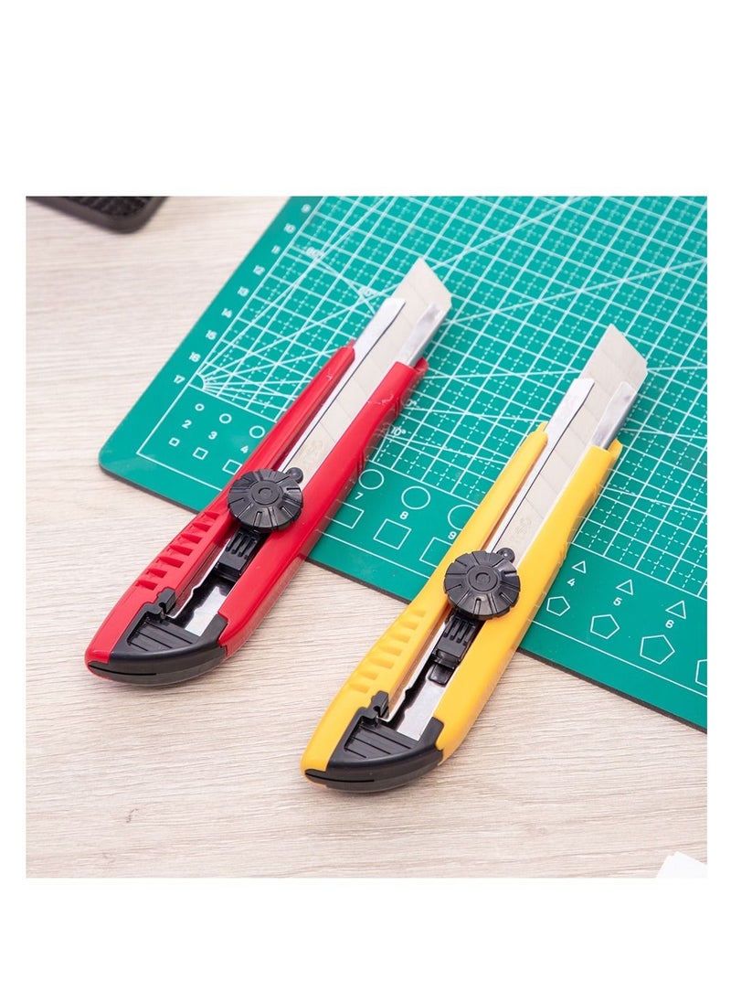 Deli 2-Piece Utility Cutter Knife With A Pack of Blades  - Image 4
