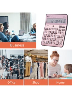 NIBEMINENT Electronic Calculator Pink  - Image 3