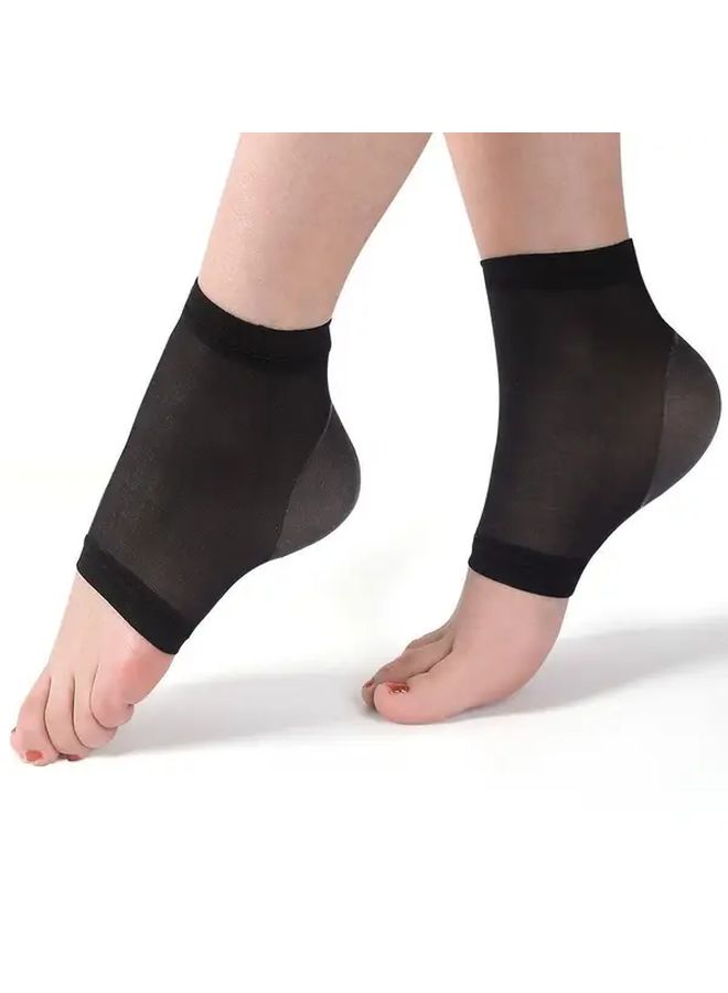 Light Beige Ankle Support Sleeves Breathable For Heel Protection Running Cycling Everyday Use - Image 2