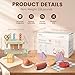 Pithfor Play Knife Set Play Kitchen Accessories Wooden Pretend Play Food Set Toys for Kids Toddlers Gifts for 2 3 4 Years Old Girls Boys - Image 4