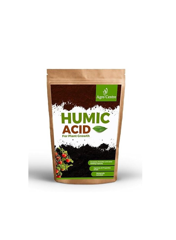Agro centre | Humic Acid Substance Organic Soil Granules | Natural Conditioner/Humic | indoor outdoor | macro and micro nutrients | Flower, Vegetable & Fruit | All Purpose Plant Food 2kg