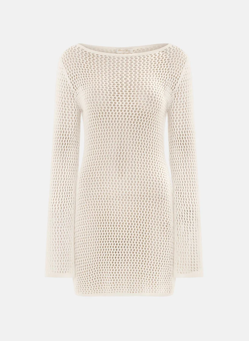 Lichi Knitted mini dress with long sleeves